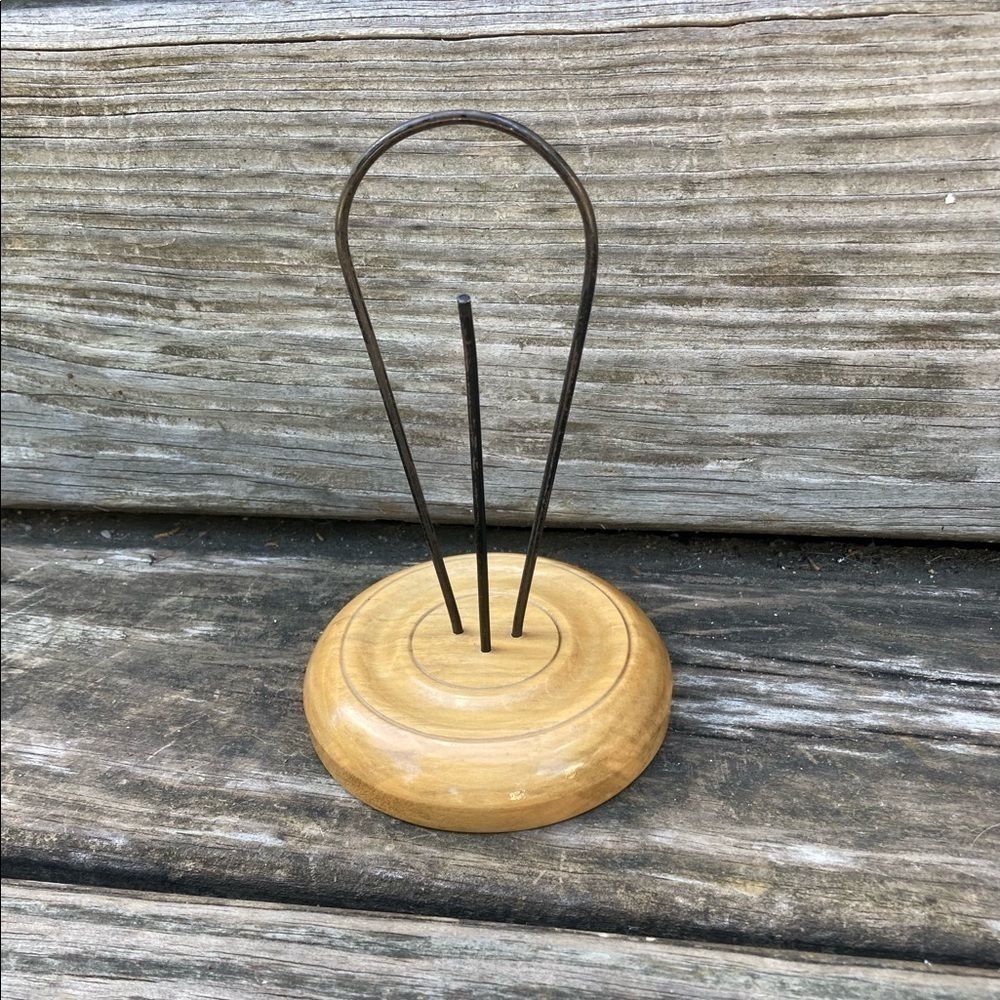 VINTAGE GANTZLER MEMO NOTE HOLDER OFFICE DECOR ACC